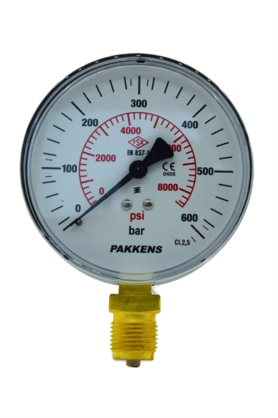 PAKKENS MAN.Q100 alt.ç.akr.KL 2,5   1 bar- ...600 bar