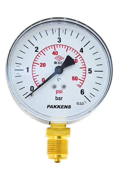 PAKKENS MAN.Q100 alt.ç.akr.KL 2,5   1 bar- ...600 bar