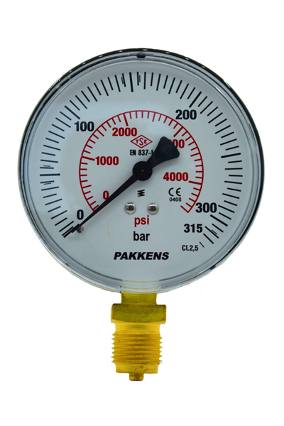 PAKKENS MAN.Q100 alt.ç.akr.KL 2,5   1 bar- ...600 bar