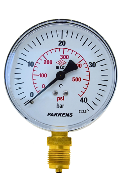 PAKKENS MAN.Q100 alt.ç.akr.KL 2,5   1 bar- ...600 bar