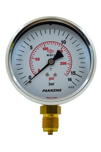 PAKKENS MAN.Q100 alt.ç.psl.KL 2,5 16 bar DOLGUSUZ