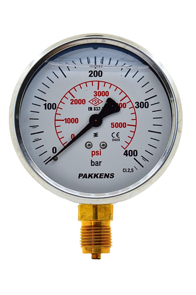 PAKKENS MAN.Q100 gls.alt.ç.psl.KL 2,5   1 bar- ...400 bar