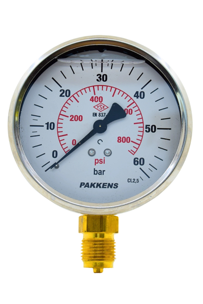 PAKKENS MAN.Q100 gls.alt.ç.psl.KL 2,5   1 bar- ...400 bar
