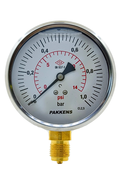 PAKKENS MAN.Q100 gls.alt.ç.psl.KL 2,5   1 bar- ...400 bar