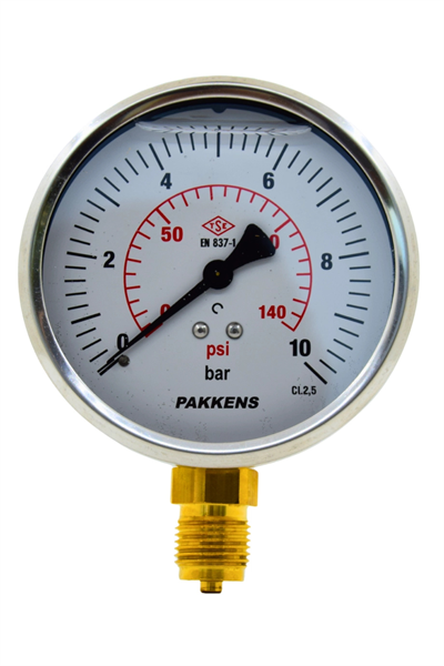 PAKKENS MAN.Q100 gls.alt.ç.psl.KL 2,5   1 bar- ...400 bar