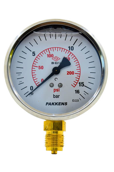 PAKKENS MAN.Q100 gls.alt.ç.psl.KL 2,5   1 bar- ...400 bar