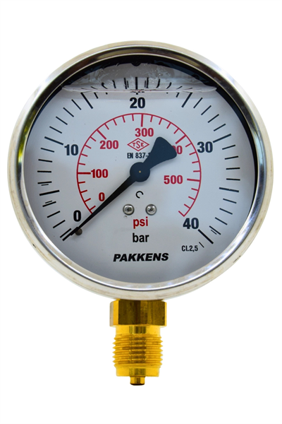 PAKKENS MAN.Q100 gls.alt.ç.psl.KL 2,5   1 bar- ...400 bar