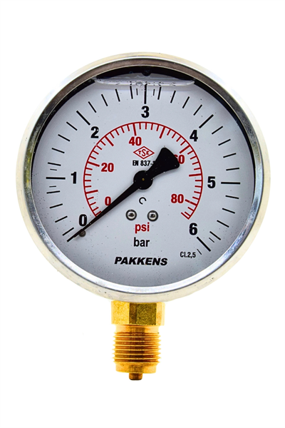 PAKKENS MAN.Q100 gls.alt.ç.psl.KL 2,5   1 bar- ...400 bar