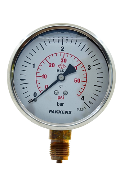 PAKKENS MAN.Q100 gls.alt.ç.psl.KL 2,5   1 bar- ...400 bar