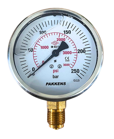 PAKKENS MAN.Q100 gls.alt.ç.psl.KL 2,5   1 bar- ...400 bar