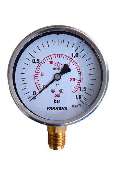 PAKKENS MAN.Q100 gls.alt.ç.psl.KL 2,5   1 bar- ...400 bar