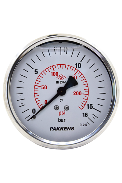 PAKKENS MAN.Q100 gls.ark.ç.psl.KL 2,5  16 bar