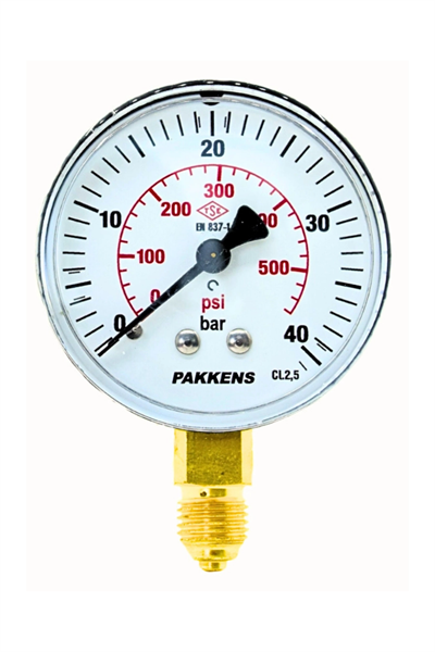 PAKKENS MANOMETRE Ø63  1..-..600 BAR