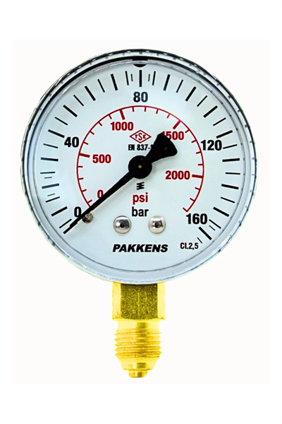 PAKKENS MANOMETRE Ø63  1..-..600 BAR