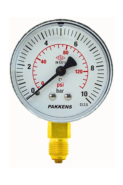 PAKKENS MANOMETRE Ø63  1..-..600 BAR