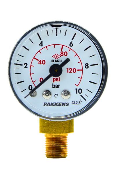 PAKKENS MANOMETRE Q40 10 Bar alt.ç.