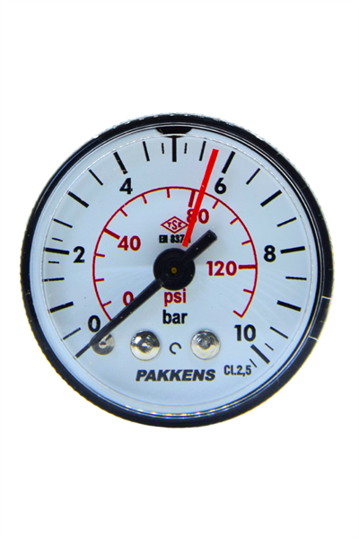 PAKKENS MANOMETRE Q40 10 Bar Ark.Ç.