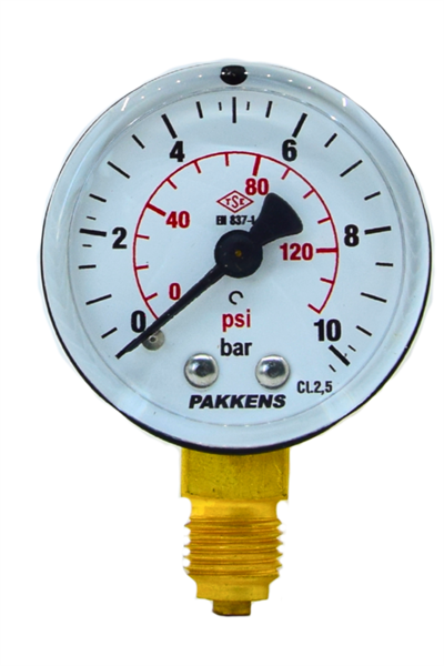 PAKKENS MANOMETRE Q50 10 Bar ALT.Ç.