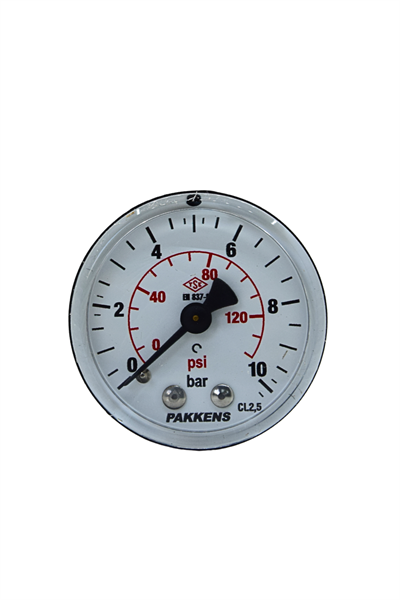 PAKKENS MANOMETRE Q50 10 Bar Ark.Ç.