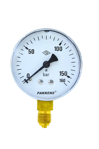 PAKKENS MANOMETRE Q63 160 Bar Alt.Ç.METAL KAPAK