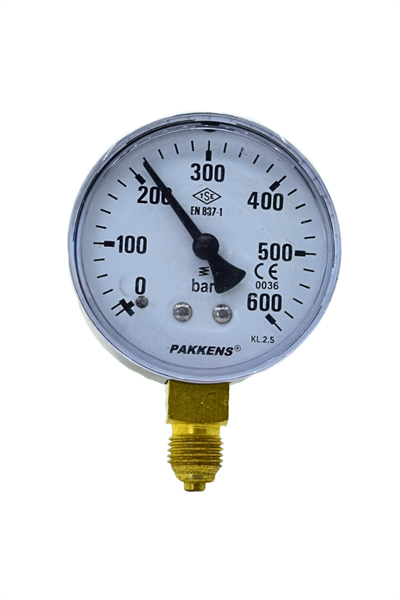PAKKENS MANOMETRE Q63 600 Bar Alt.Ç.METAL KAPAK