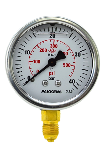 PAKKENS MANOMETRE Q63 GLS.1 -... 600 Bar Alt.Ç.
