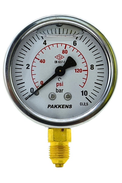 PAKKENS MANOMETRE Q63 GLS.1 -... 600 Bar Alt.Ç.