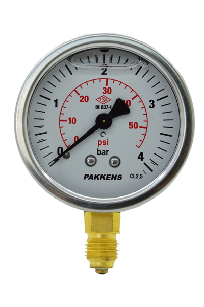 PAKKENS MANOMETRE Q63 GLS.1 -... 600 Bar Alt.Ç.