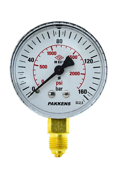 PAKKENS MANOMETRE Q63 GLS.160 Bar Alt.Ç.