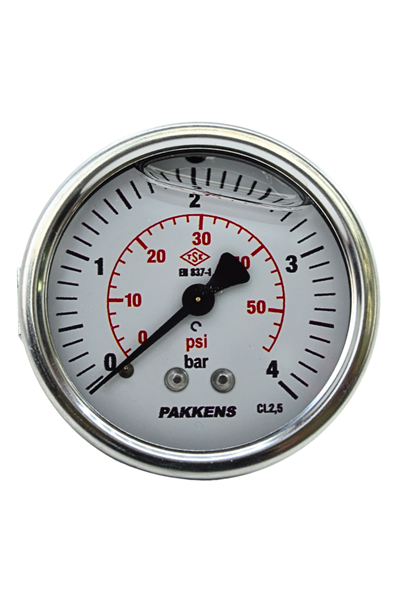 PAKKENS MANOMETRE Q63 GLS.4 Bar Ark.Ç.PANO
