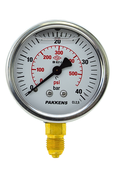 PAKKENS MANOMETRE Q63 GLS.40 Bar Alt.Ç.
