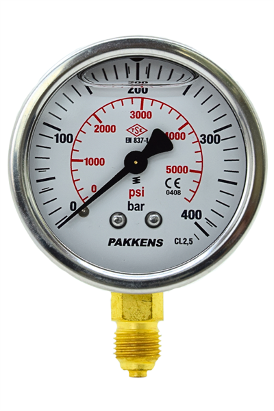 PAKKENS MANOMETRE Q63 GLS.400 Bar Alt.Ç.