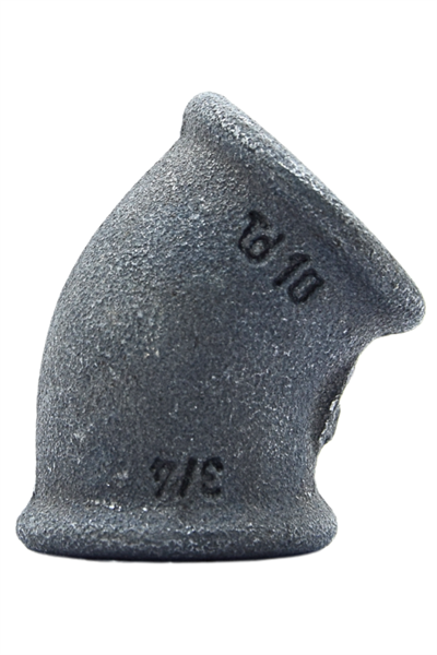 Trakya Döküm Dirsek Siyah  Dişli 3/4