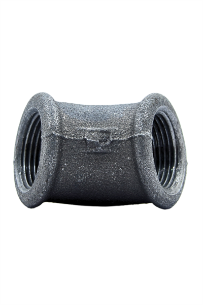 Trakya Döküm Dirsek Siyah  Dişli 3/4