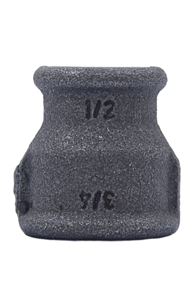 Trakya Döküm Manşon Redüksiyon Siyah  3/4 X 1/2