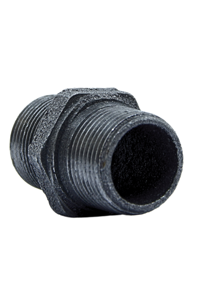 Trakya Döküm Nipel Siyah 3/4