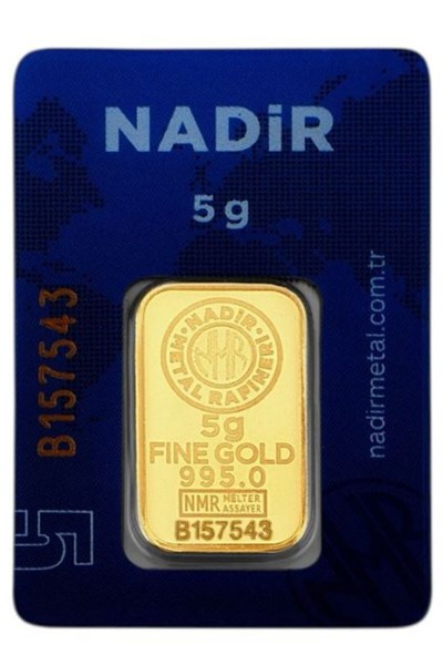 5 Gram Külçe Gram Altın 24 Ayar