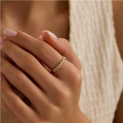 14 Ayar Minimal Yüzük