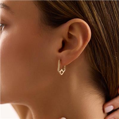 14 Ayar Tasarım Küpe