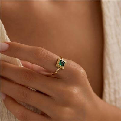 14 Ayar Minimal Yüzük