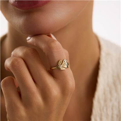 14 Ayar Minimal Yüzük