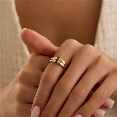 14 Ayar Minimal Yüzük