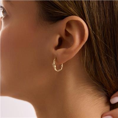 14 Ayar Tasarım Küpe