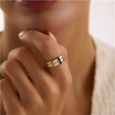 14 Ayar Minimal Yüzük