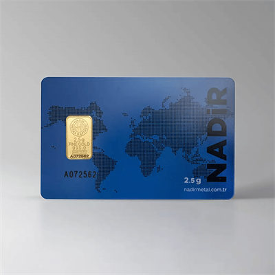 Nadir Gold 24 Ayar 2,5 Gram Külçe Altın