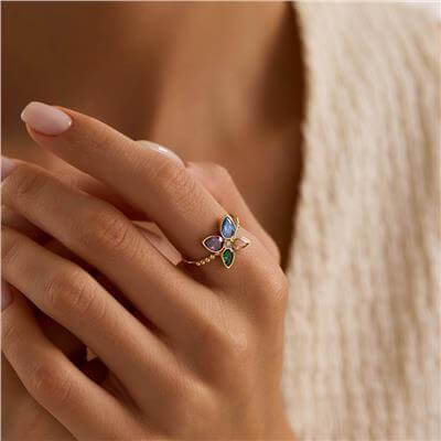 14 Ayar Minimal Yüzük