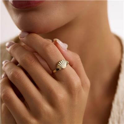 14 Ayar Minimal Yüzük