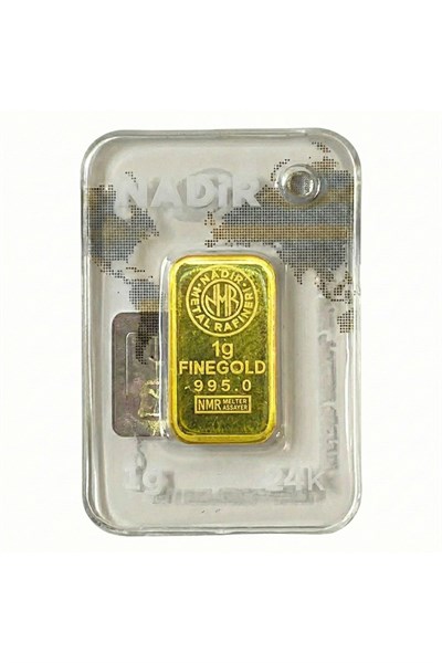 1 Gram Külçe Altın (2 adet) 995 Saflık Sertifikalı
