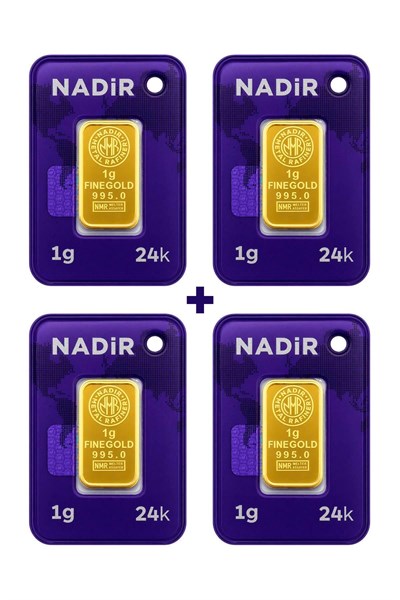 24 Ayar 4 Gram Külçe Altın
