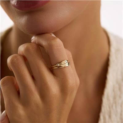 14 Ayar Minimal Yüzük